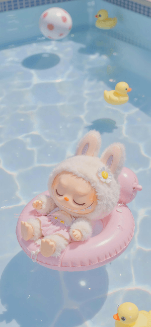 Labubu's Pool Adventure